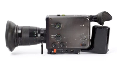 Cámara de película Braun Nizo 801 negra de 8 mm con lente Variogon 1,8/7-80 mm n.º 1150582 Foto 1 de 4