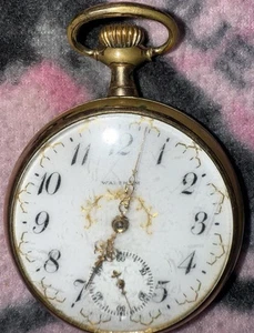 A.A.W. American Waltham Co. Grade 620 15j 1904 Antique Gold Pocket Watch 20yrs - Picture 1 of 6