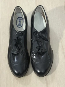Zapatos de vestir vintage de cuero estilo Oxford para mujer de tacón de 1 1/2" talla 10 - Imagen 1 de 8