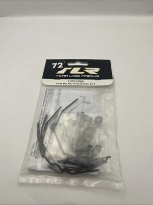 Team Losi Racing TLR334006 Sway Bar Kit, Front & Rear: 22-4 - Image 1 of 2