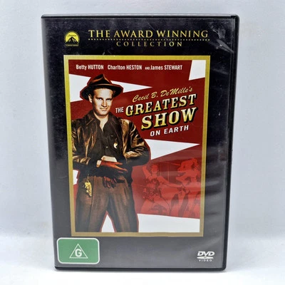 The Greatest Show on Earth DVD Region 4 1952 Family Drama Charlton Heston - Image 1 of 4