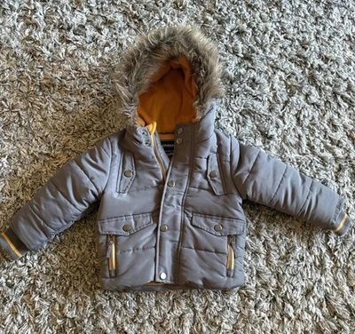 Casaco Rothschild com capuz bebê menino 12 meses - Imagem 1 de 3