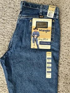 Wrangler 13MGSHD George Strait Cowboy Cut Original Fit Premium Dark Denim 36x34 - Bild 1 von 6
