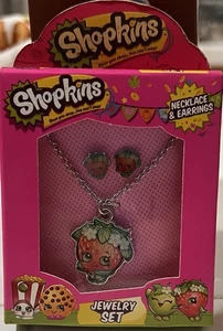 Shopkins Fragola Set Gioielli 2pz Per Bambine Nuovo Con Scatola - Foto 1 di 2