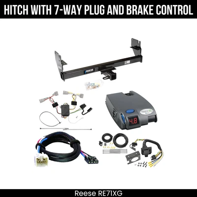 Hitch Tow PKG+ Brake Control For 05-15 Toyota Tacoma 44746 2" Receiver Class 3 - Image 1 of 4