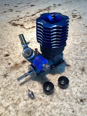 OS .21 VZ-R 1/8 On Road Nitro Engine Mugen Kyosho Serpent Xray Ceramic Bearings - Image 1 of 4