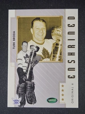 03-04 Parkhurst Original 6 Turk Broda 🚨🚨🚨 Enshrined Toronto Maple Leafs - Image 1 of 2