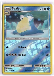 Juego de cartas coleccionables Pokémon Sealeo 51/236 SM - Eclipse cósmico holograma inverso poco común - Imagen 1 de 1
