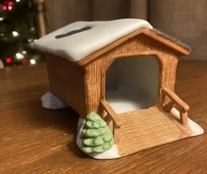 Puente cubierto accesorios Dept 56 Heritage Village #65315 - Imagen 1 de 4