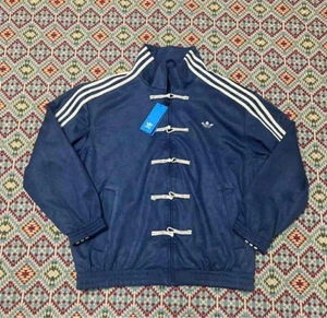 Adidas Chinese Limited Snake Year Truck Jacket Blue Size L Unisex Activewear - Picture 1 of 7