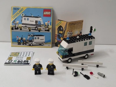 VINTAGE LEGO TOWN 6676 MOBILE COMMAND UNIT 100% PARTS COMPLETE w  MANUAL EUC! - Image 1 of 4