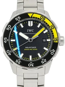 Orologio IWC Aquatimer Automatic 2000 IW356808 nero da uomo usato #7107 - Foto 1 di 9
