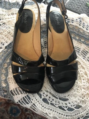 Zapatos de mujer diseñados por puntos suaves talla 11W con tacón de 3 pulgadas Foto 1 de 4