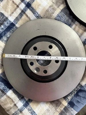 Rotor de disco de freno delantero Brembo 350 mm para Jaguar F-Pace I-Pace Range Rover Velar Foto 1 de 4
