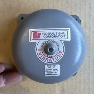 Federal Signal Series A-4, Model 500 Vibratone Bell #139E119PR6*CO - Picture 1 of 3