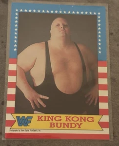 1987 Topps WWF Wrestling Trading Card #15 | King Kong Bundy | WWE Legend - Picture 1 of 2