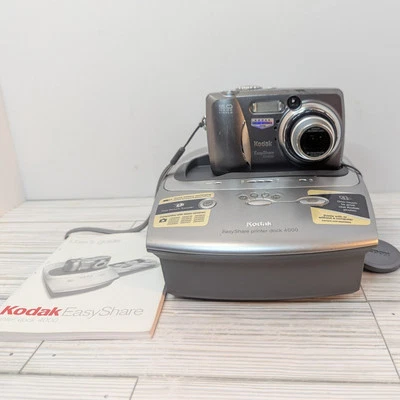 Kodak EasyShare DX 4530 Digital Camera w/Printer Dock 4000 READ Description  - Image 1 of 4