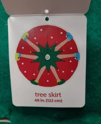 Elf Legs 48" Felt Christmas Tree Skirt - Image 1 of 4