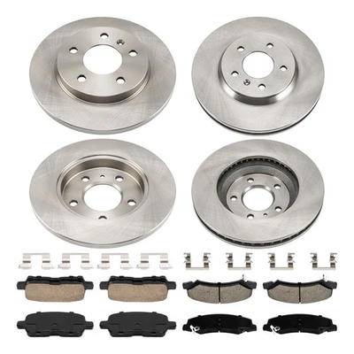Kit de rotor y pastillas de freno para Chevrolet Impala V6 2011 3,5 L 55085 55126 D999 D1159 Foto 1 de 4