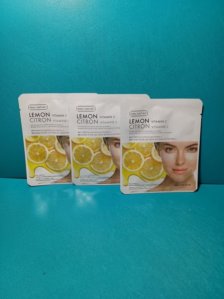 The Face shop Real Nature Lemon Vitamin C Eye Patches - Изображение 1 из 4