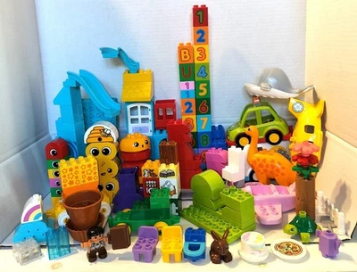 126 Pieces Lego DUPLO Bricks Blocks From Assorted Incomplete Sets - Image 1 of 4