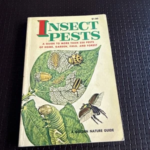 Insect Pests ~ Golden Nature Guide ~ 1966 Golden Press PB - Imagen 1 de 3