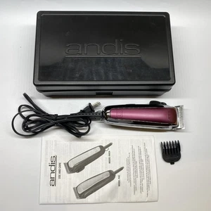 Andis Gentle Groom Adjustable Clipper Medium Duty Model RACA Purple - Picture 1 of 7
