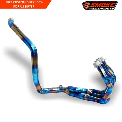 Honda CBR600rr CBR600 Exhaust custom Muffler Pipes 2007-2019 Chrome Finish - Image 1 of 4