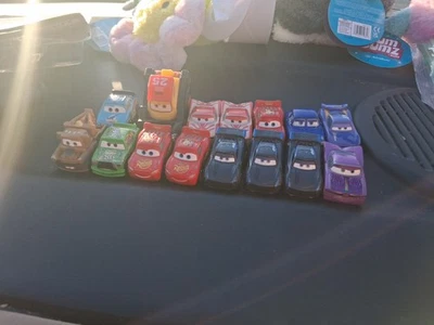 Disney Pixar CARS Metal Mini Racers Lot of 15X Cars Nice Condition Some Dupes - Image 1 of 4