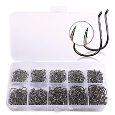 Octopus Fishing Hooks 500pcs High Carbon Steel Hooks with Barbed Hook with Hole