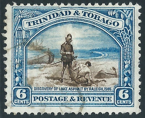 Trinidad & Tobago, Sc #37, 6c Used Cover
