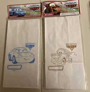 Disney Pixar “Cars” 20 Lunch/Party Gift bags, 2 packs of 10, Mater and Sally - Picture 1 of 5