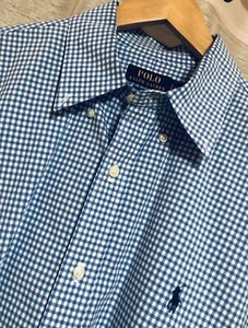 Nwot Polo Ralph Lauren Classic Fit Button Down Pony Stretch L/S Shirt Mens Sz L - Picture 1 of 5