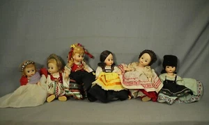 6 Vintage Madame Alexander Friends from Foreign Lands Dolls - Picture 1 of 8
