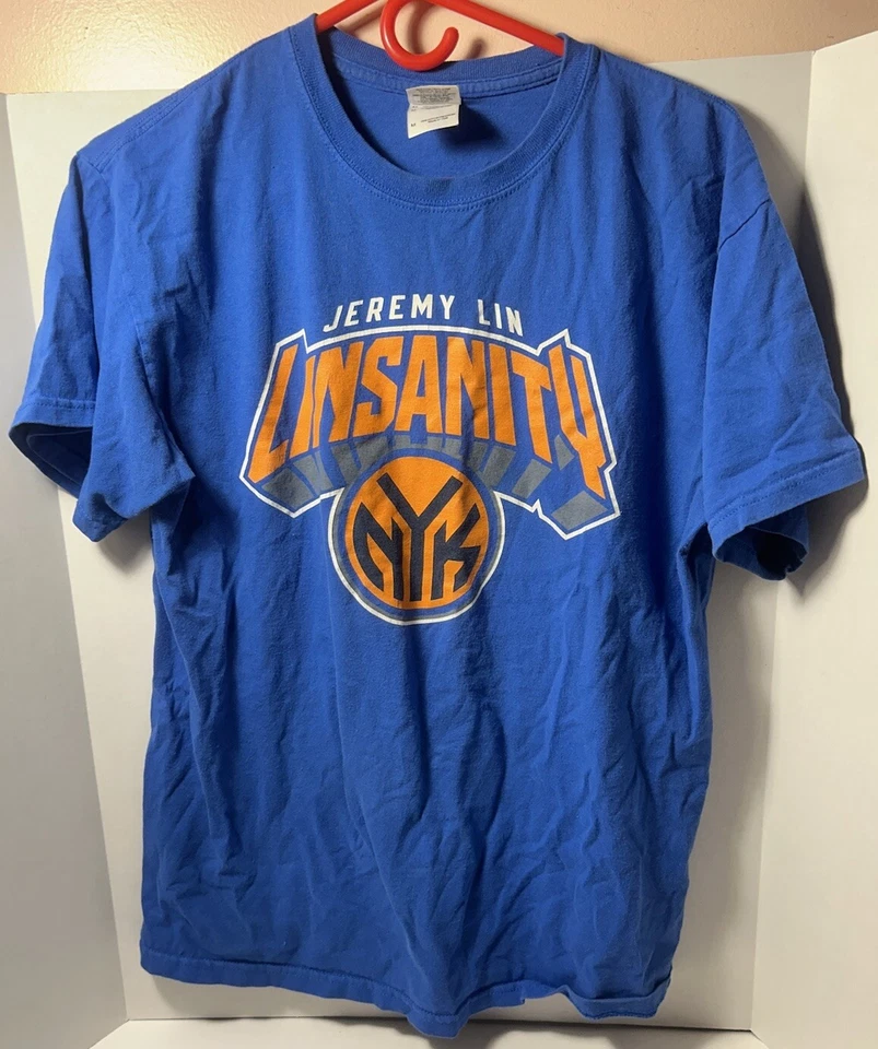 "Men's New York Knicks Gildan Jeremy Lin ""Linsanity"" Shirt Size M - Image 1 of 4