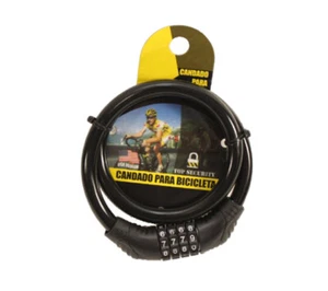 Top-Security Bike Lock 4 Digit Resettable 24" Combination Cable NEW - Picture 1 of 2