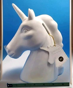 Coin Bank • Keramik Einhorn • 8-9" groß • von Hazel & Co.  - Bild 1 von 7