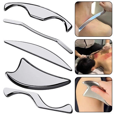 Stainless Steel Gua Sha Facial Tools Effectively Releases Muscle Tension - image 1 of 4
