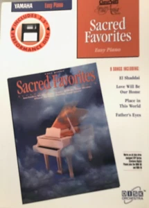 Yamaha Clavi Soft You Are The Artist Sacred Favorites Easy Piano Solos 1992 Vtg - Picture 1 of 4