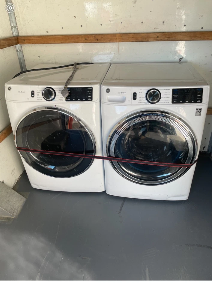 General Electric Washer and Dryer Set. Freestanding/side by side - Image 1 of 1