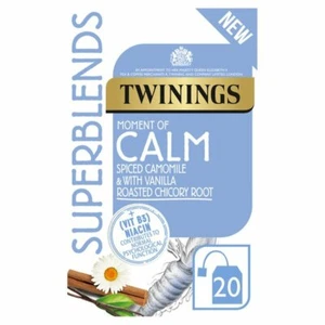 Twinings Teebeutel Superblends Calm Single Teebeutel Beutel Umschlag Etikett - Bild 1 von 1