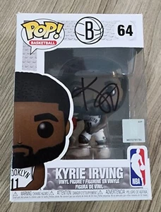 Kyrie Irving Signed Brooklyn Nets Funko POP! #64 Dallas Mavs Mavericks NBA RAD - Picture 1 of 2