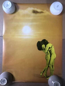 Póster original vintage Dawn of Love Carl Christian pareja abraza el amor años 60 - Imagen 1 de 11