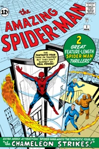 MARVEL COMICS ERSTAUNLICHE SPIDERMAN # 1 COMICBUCH COVER UV BESCHICHTETES POSTER 24X36 - Bild 1 von 9