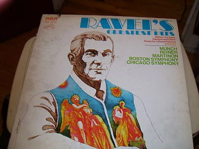 MUNCH REINER MARTINON BOSTON,CHICAGO SYMPHONY-RAVEL'S GREATEST HITS-LP-VG+ - Image 1 of 2