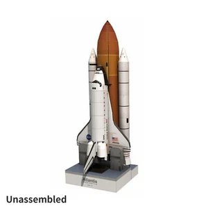 1/150 Space Shuttle Atlantis Paper Model Handmade Space Rocket Craft DIY - Picture 1 of 12