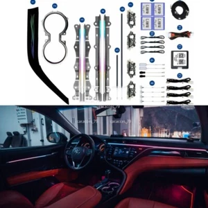 64 Colors LED Ambient Light Atmosphere Decorate Lamp For Camry 2018-2022 - Foto 1 di 10