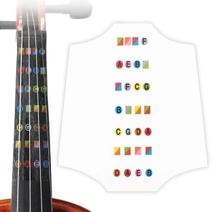 Practice Intonation Fingerboard Sticker for 4/4 Violin Beginner - Picture 1 of 7