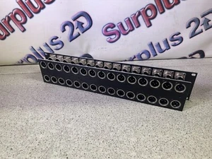 Neutrik XLR 30 Male 3 PIN Port And 30 Female 3 Pin Port Panel - Picture 1 of 5