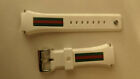 Replacement Gucci SYNC XXL white rubber watchband  YA137102 or TA137302 +2 pins